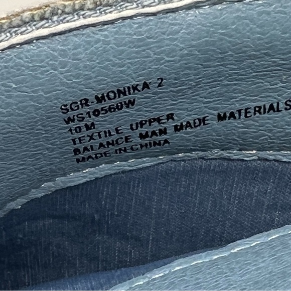 Sugar Light Blue Fringe Ankle Boots - Picture 9 of 11